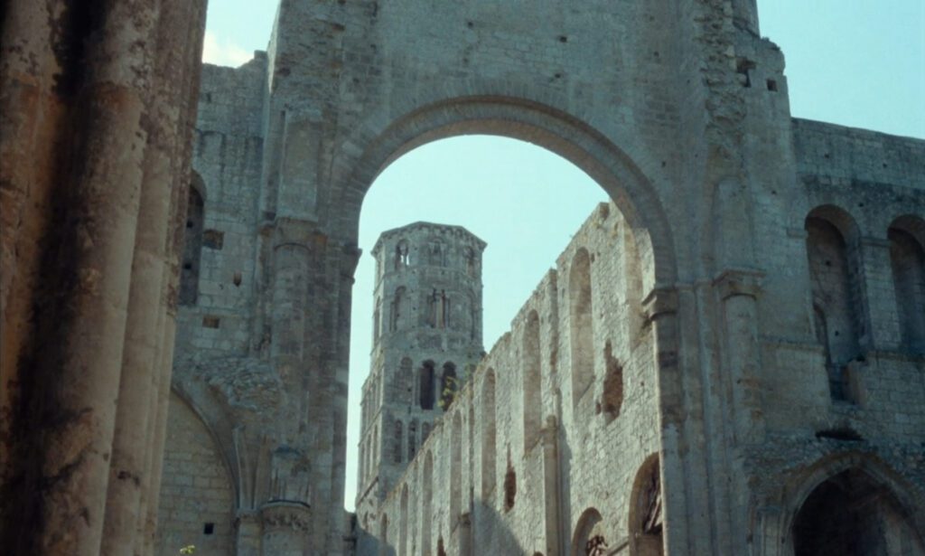 Baxter Vera Baxter - Marguerite Duras - romanesque church - ruins