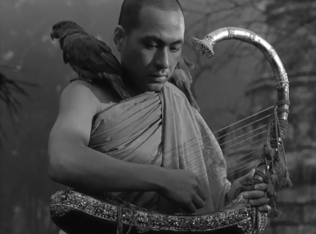 The Burmese Harp - Biruma no tategoto - Kon Ichikawa - Mizushima - Shoji Yasui - parrot - Buddhist monk