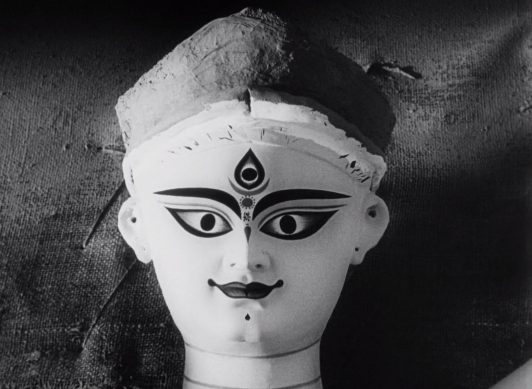 Devi - Satyajit Ray - painted head
