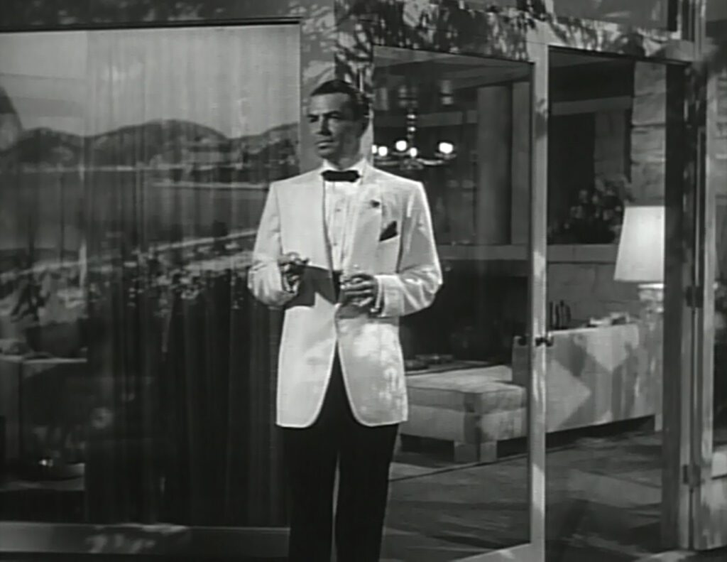 5 Fingers - Five Fingers - Joseph Mankiewicz - James Mason - Ulysses Diello - Rio de Janeiro - white dinner jacket - terrace - ending - Brazil