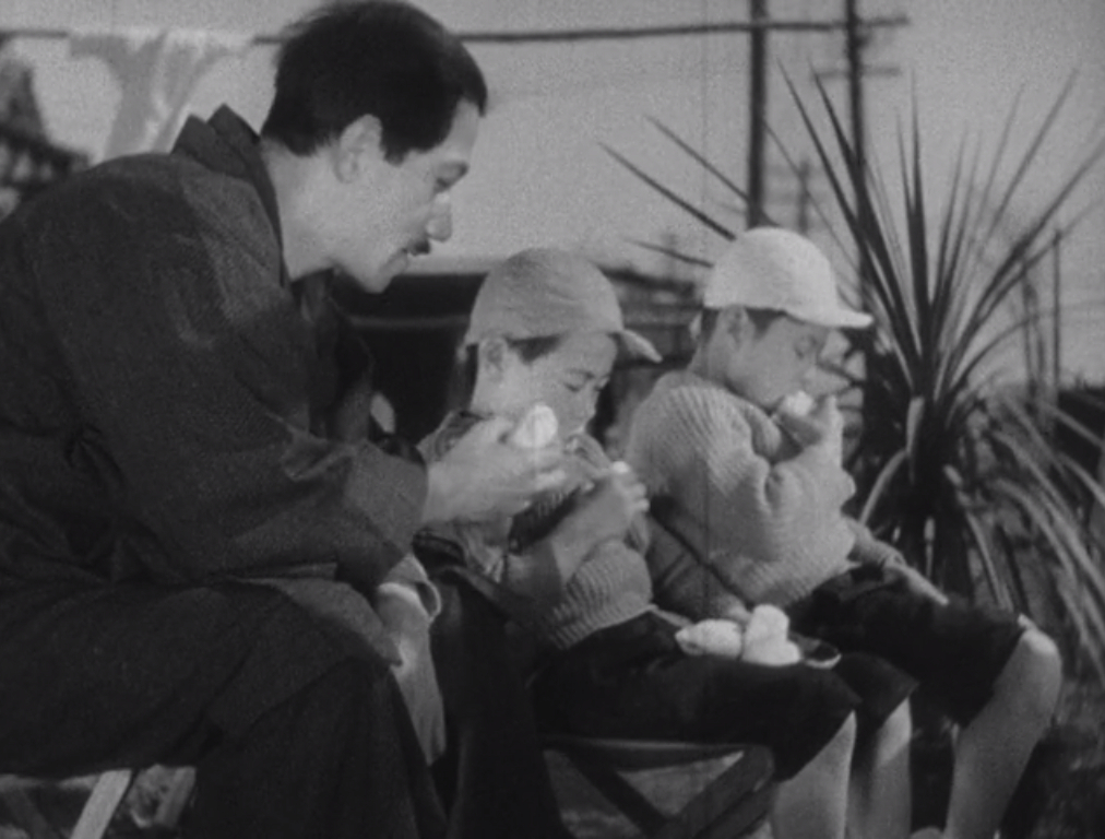 I Was Born, But... - Yasujiro Ozu - father and sons - rice balls