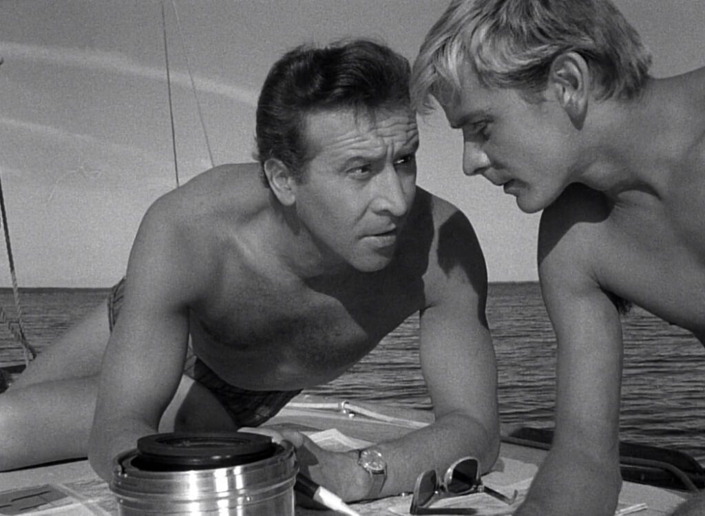 Knife in the Water - Nóz w wodzie - Roman Polanski - sailboat - Andrzej - Leon Niemczyk - Zygmunt Malanowicz