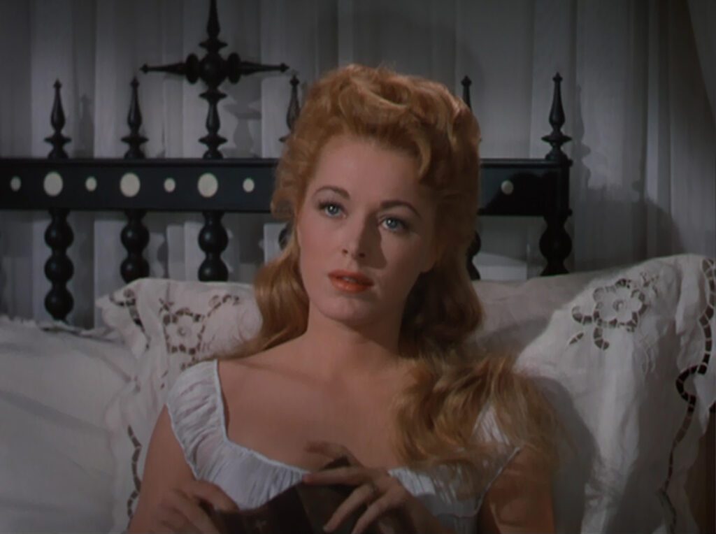 The Naked Jungle - Byron Haskin - Eleanor Parker - pillow - bed