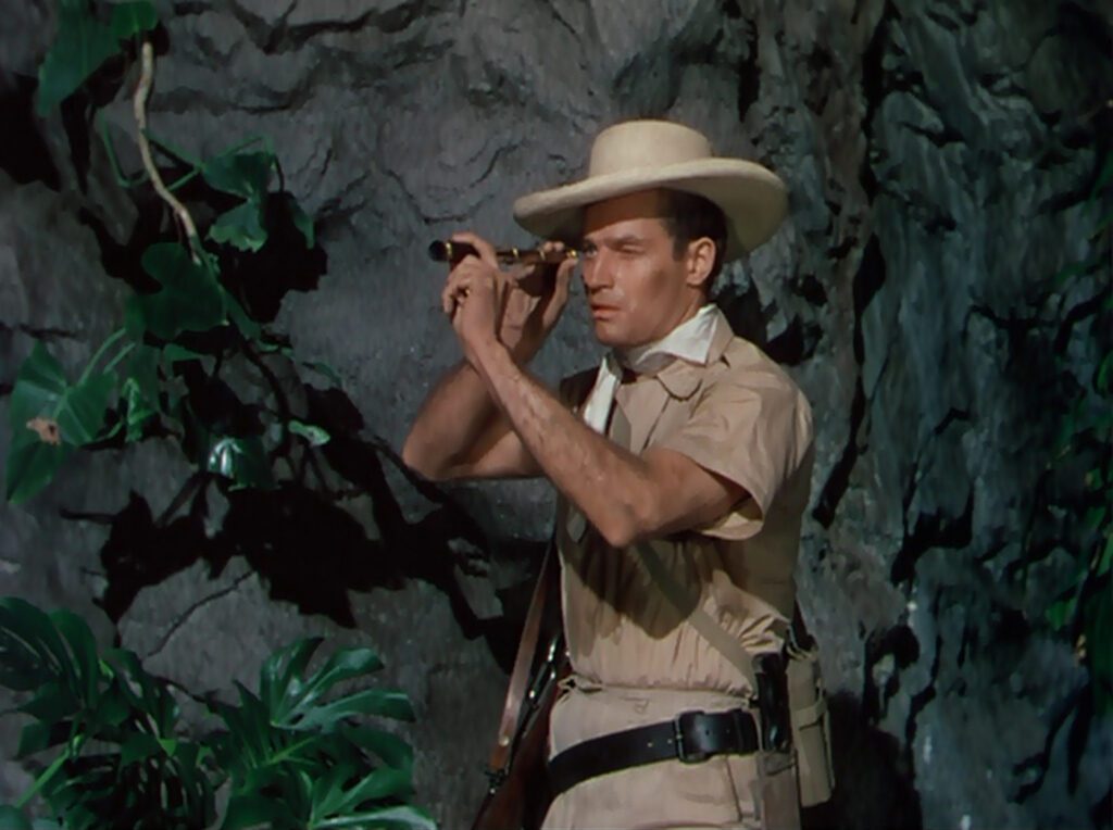 The Naked Jungle - Byron Haskin - Charlton Heston - telescope - Marabunta