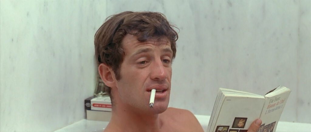 Pierrot le fou - Jean-Luc Godard - Jean-Paul Belmondo - book - art history - Velazquez - bathtub