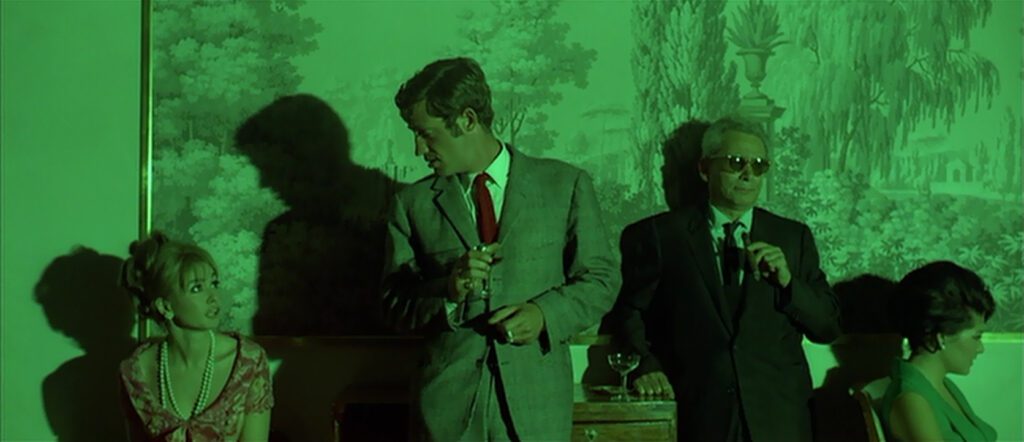 Pierrot le fou - Jean-Luc Godard - Jean-Paul Belmondo - Samuel Fuller - party - cinema