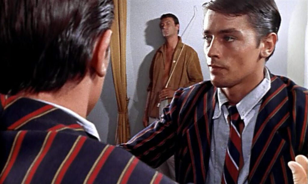 Purple Noon - Plein soleil - René Clément - Alain Delon - Maurice Ronet - Tom Ripley - Philippe Greenleaf - mirror