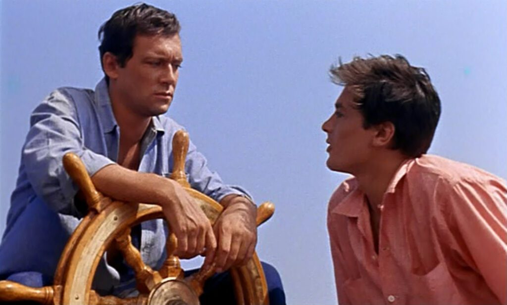 Purple Noon - Plein soleil - René Clément - Alain Delon - Maurice Ronet - Tom Ripley - Philippe Greenleaf - boat