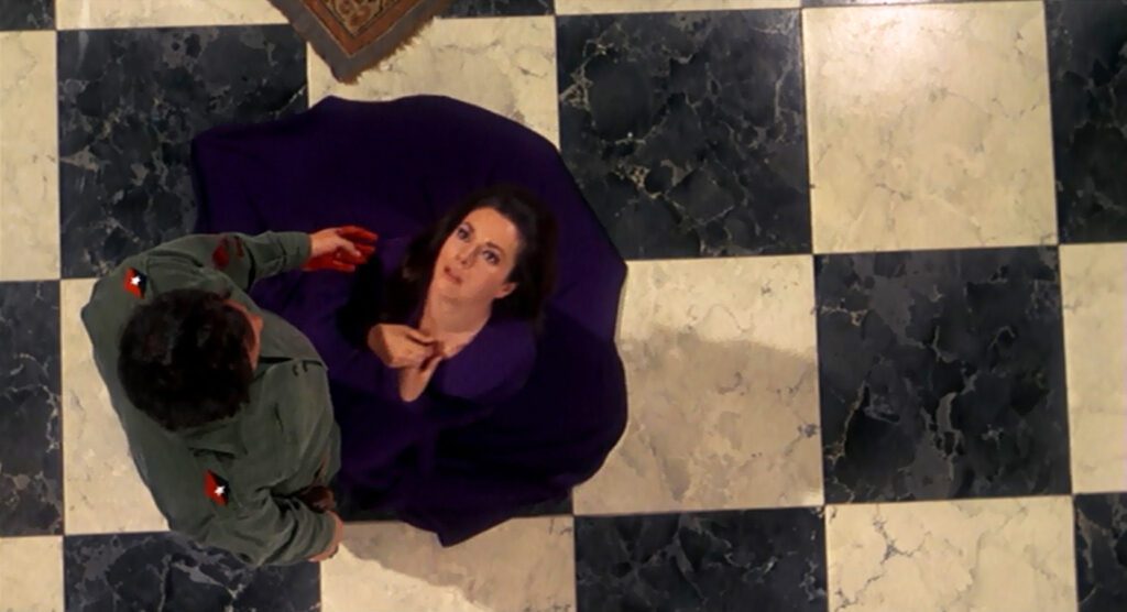 Topaz - Alfred Hitchcock - Rico Parra - Juanita de Cordoba - Karin Dor - death - purple dress