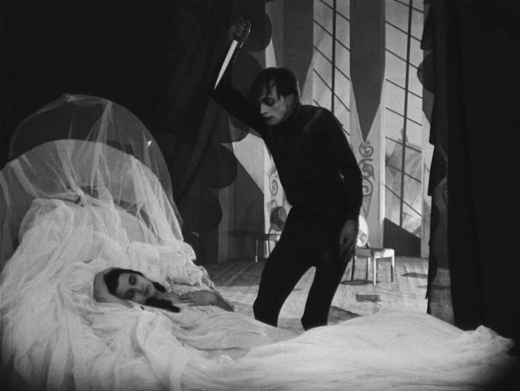 The Cabinet of Dr. Caligai - Das Cabinet des Dr. Caligari - Robert Wiene - Lil Dagover - Conrad Veidt - Jane - bedroom