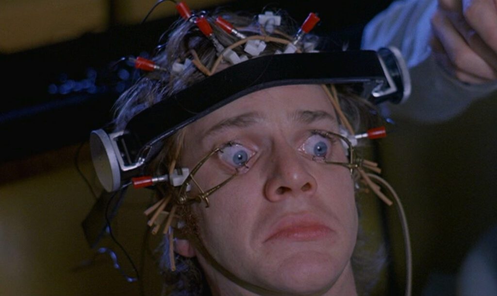 A Clockwork Orange - Stanley Kubrick - Malcolm McDowell - Alex DeLarge - Ludovico Treatment - eyes