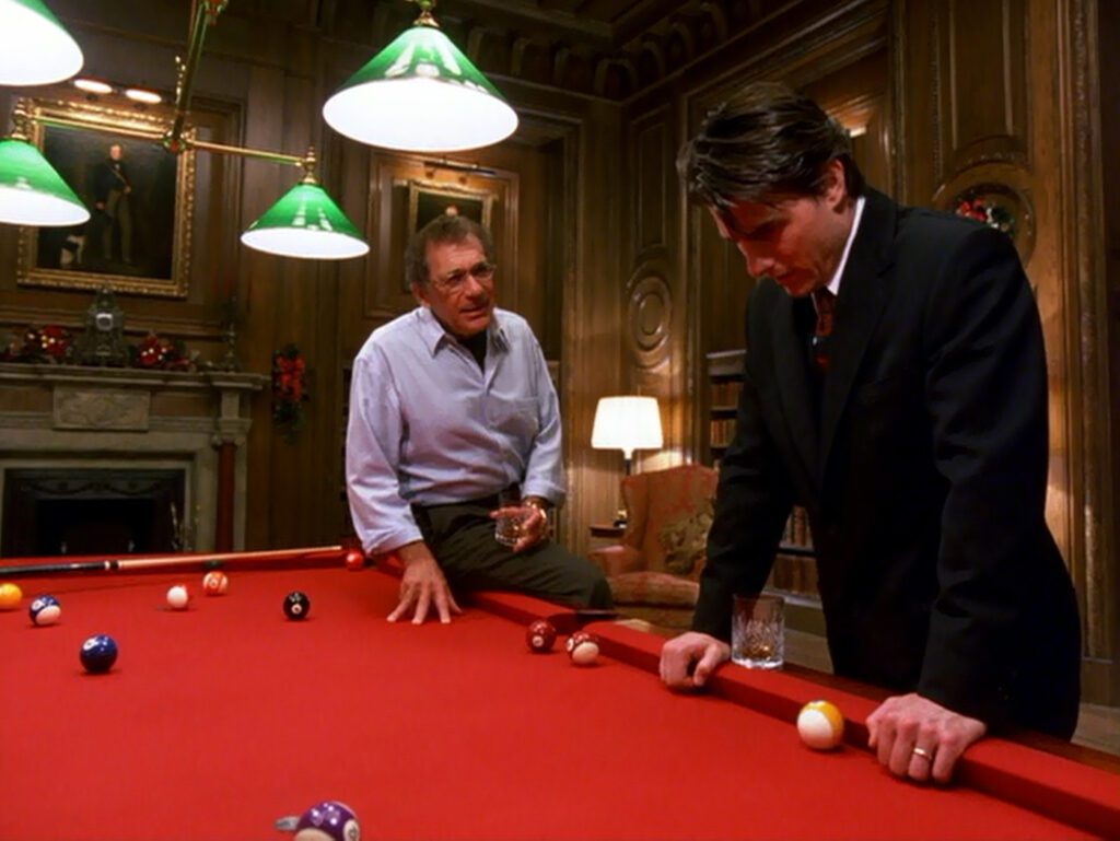 Eyes Wide Shut - Stanley Kubrick - Sydney Pollack - Tom Cruise - Victor Ziegler - Bill Harford - billiard table - pool table - billiards