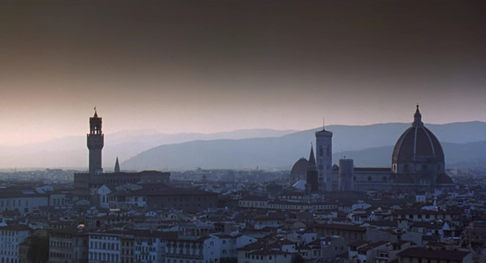Hannibal - Ridley Scott - movie - Florence - Firenze - Palazzo Vecchio - Duomo - skyline