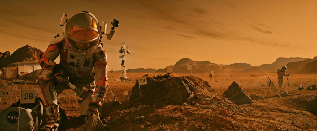 The Martian - Ridley Scott - Matt Damon - Mark Watney - opening scene