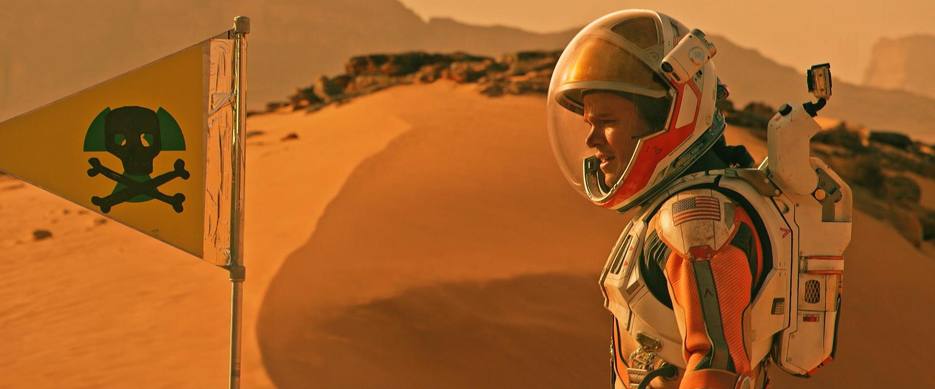 The Martian - Ridley Scott - Matt Damon - Mark Watney - Mars - radioactive - sign