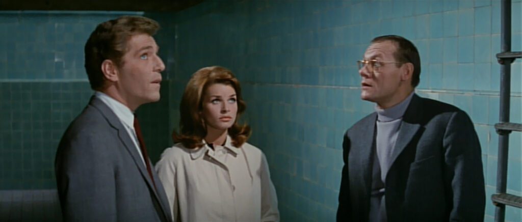 The Quiller Memorandum - Michael Anderson - George Segal - Senta Berger - Günter Meisner - swimming pool