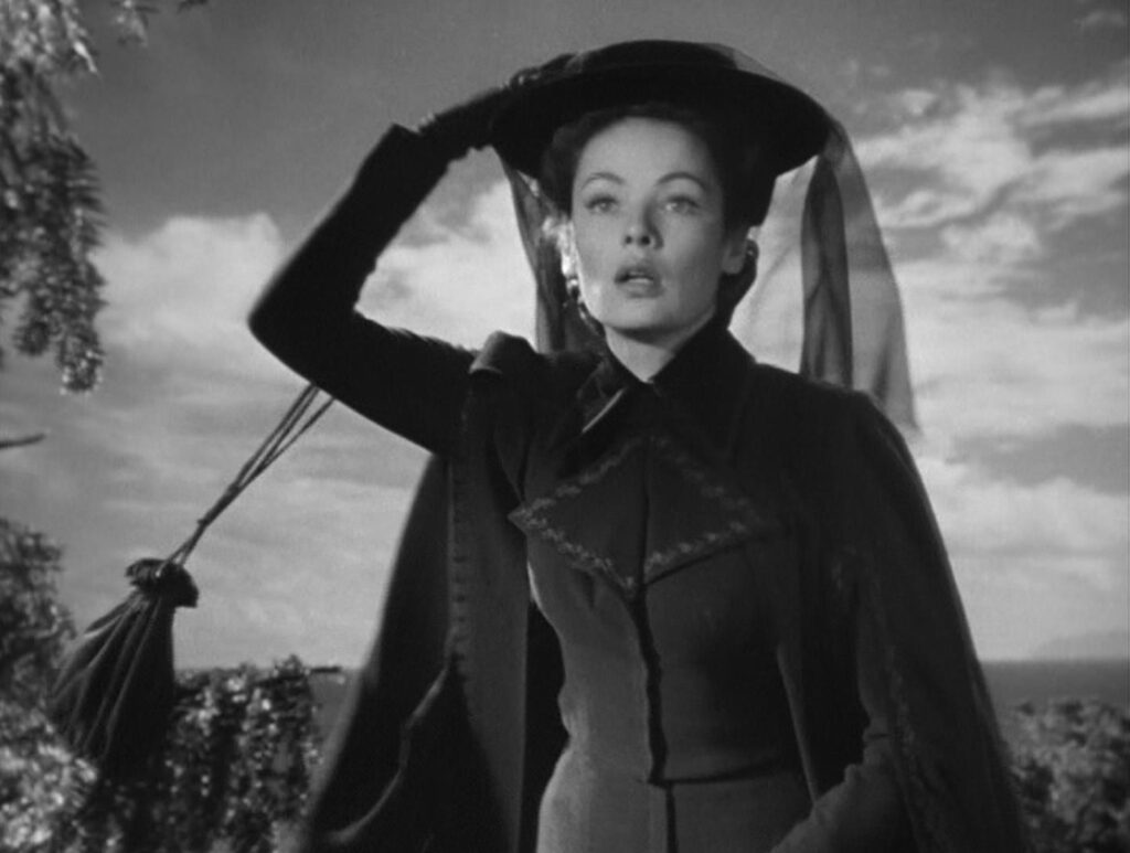 The Ghost and Mrs. Muir - Joseph Mankiewicz - Gene Tierney - Lucy Muir - Gull Cottage - mourning - widow