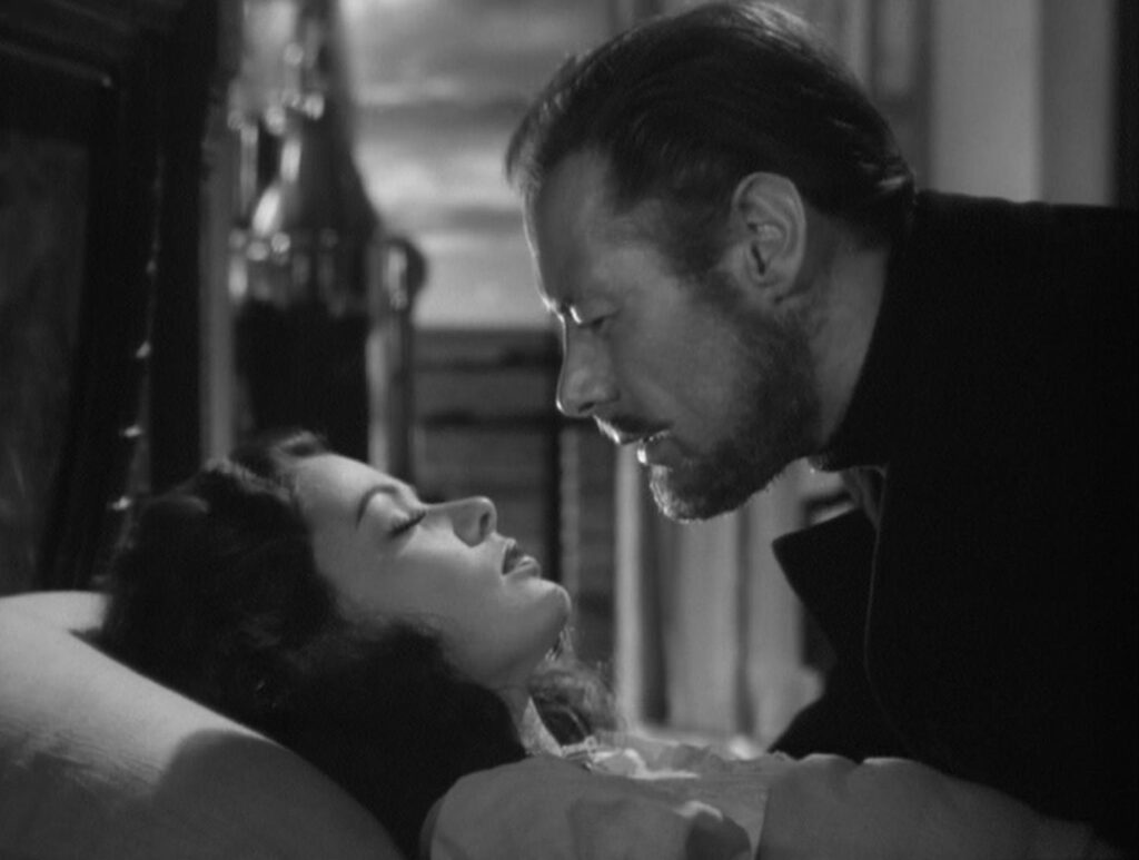 The Ghost and Mrs. Muir - Joseph Mankiewicz - Rex Harrison - Gene Tierney - Captain Daniel Gregg - Lucy Muir - sleeping - farewell - bed