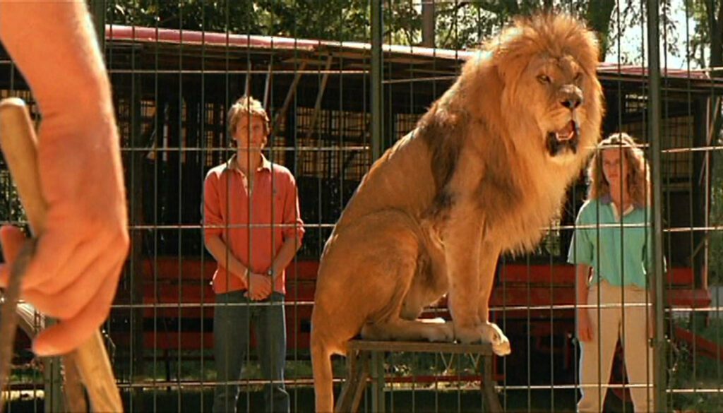 Roselyne and the Lions - Roselyne et les lions - Jean-Jacques Beineix - Isabelle Pasco - Gérard Sandoz - Thierry - Marseille Zoo - cage