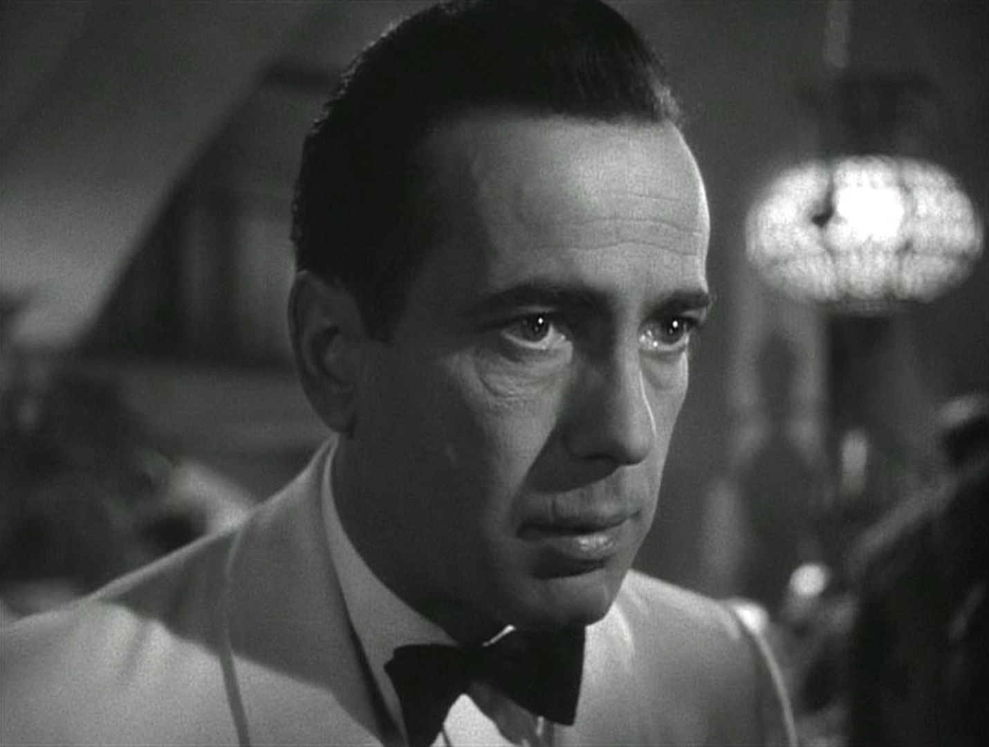 Casablanca - Michael Curtiz - Humphrey Bogart - Rick Blaine - close-up