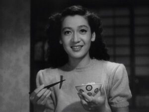 Setsuko Hara - Late Spring - eating