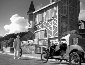 Monsieur Hulot's Holiday - Les vacances de Monsieur Hulot - Jacques Tati - house - car