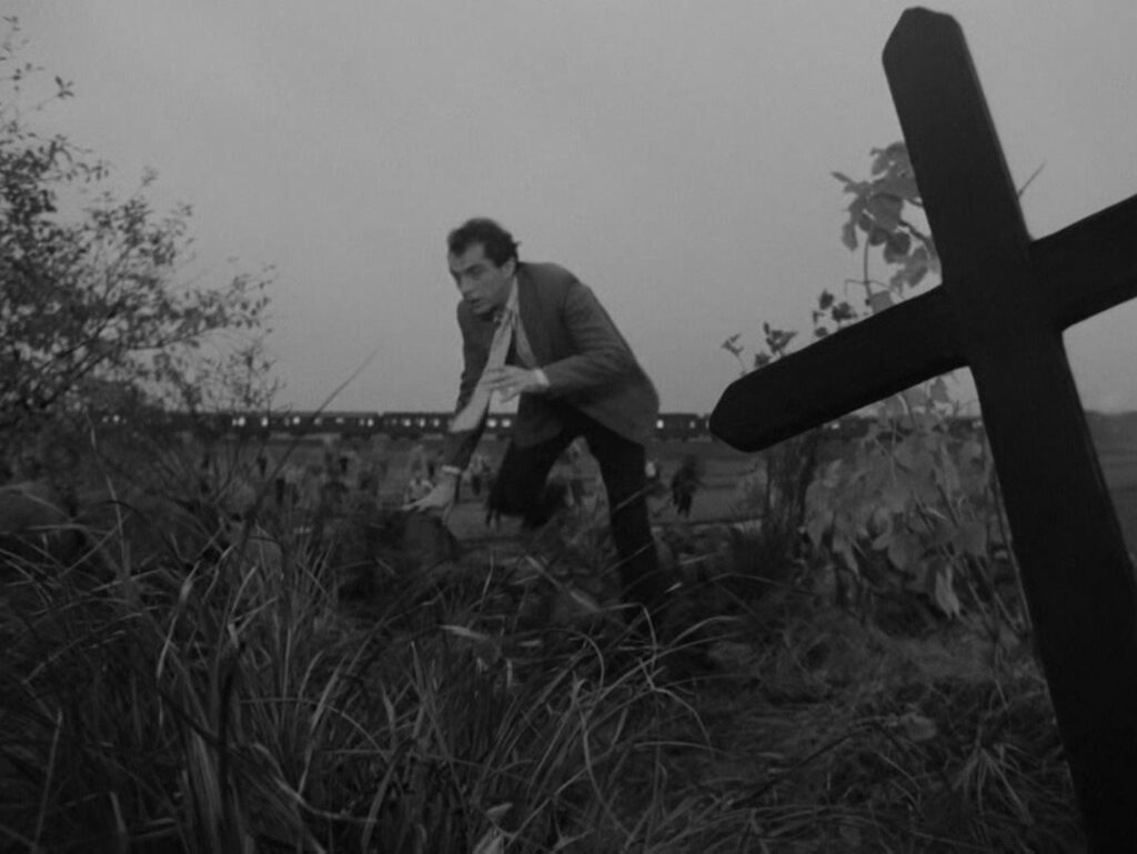 Night Train - Pociąg - Jerzy Kawalerowicz - murderer - cemetery - Roland Głowacki