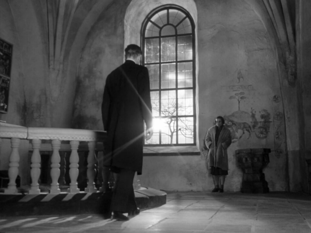 Winter Light - Ingmar Bergman - Gunnar Björnstrand - Ingrid Thulin - church window
