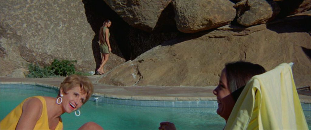 Zabriskie Point - Michelangelo Antonioni - Daria Halprin - swimming pool - desert house - Phoenix Arizona - rocks