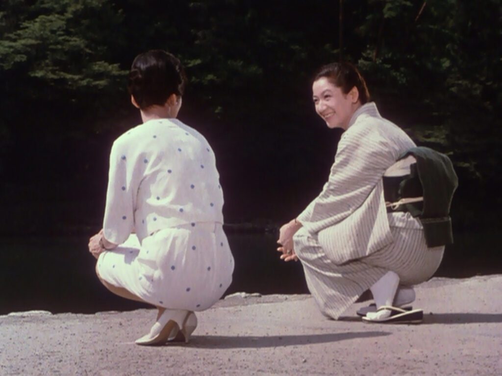 The End of Summer - Kohayagawa-ke no aki - Yasujiro Ozu - Yoko Tsukasa - Setsuko Hara - Noriko - Akiko - Arashiyama - Kyoto - river