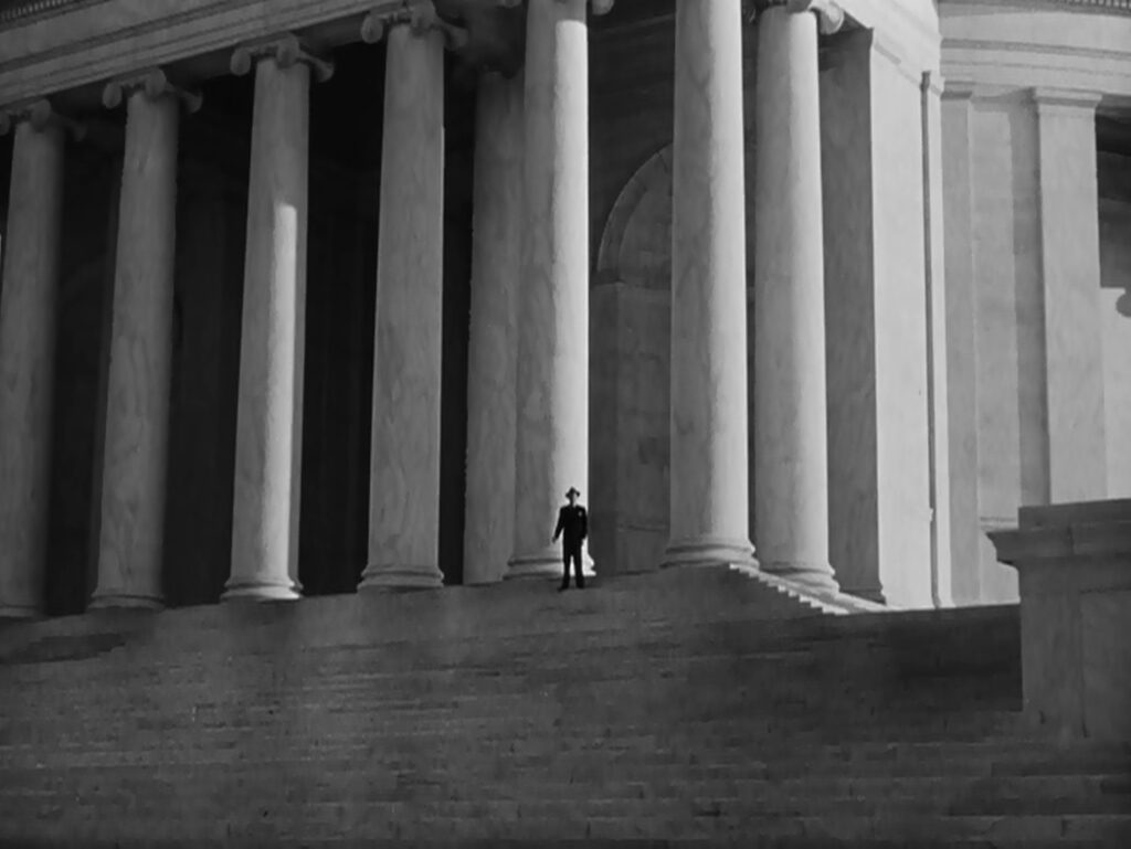 Strangers on a Train - Alfred Hitchcock - Robert Walker - Bruno Antony - Jefferson Monument