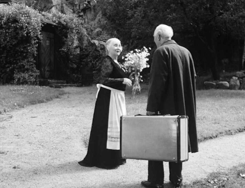 Wild Strawberries - Smultronstället - Ingmar Bergman - Jullan Kindahl - Victor Sjöström - Agda - Isak Borg - arrival in Lund