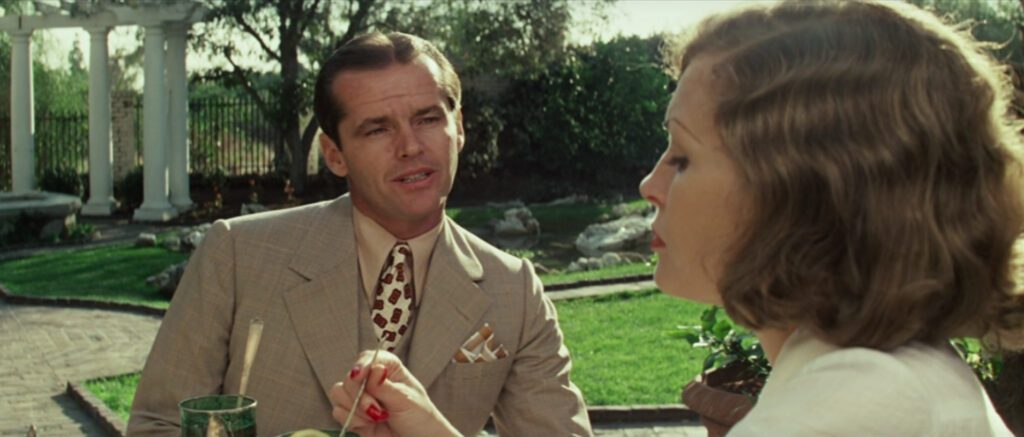 Chinatown - Roman Polanski - Jack Nicholson - Faye Dunaway - Jake Gittes - Evelyn Cross Mulwray - garden