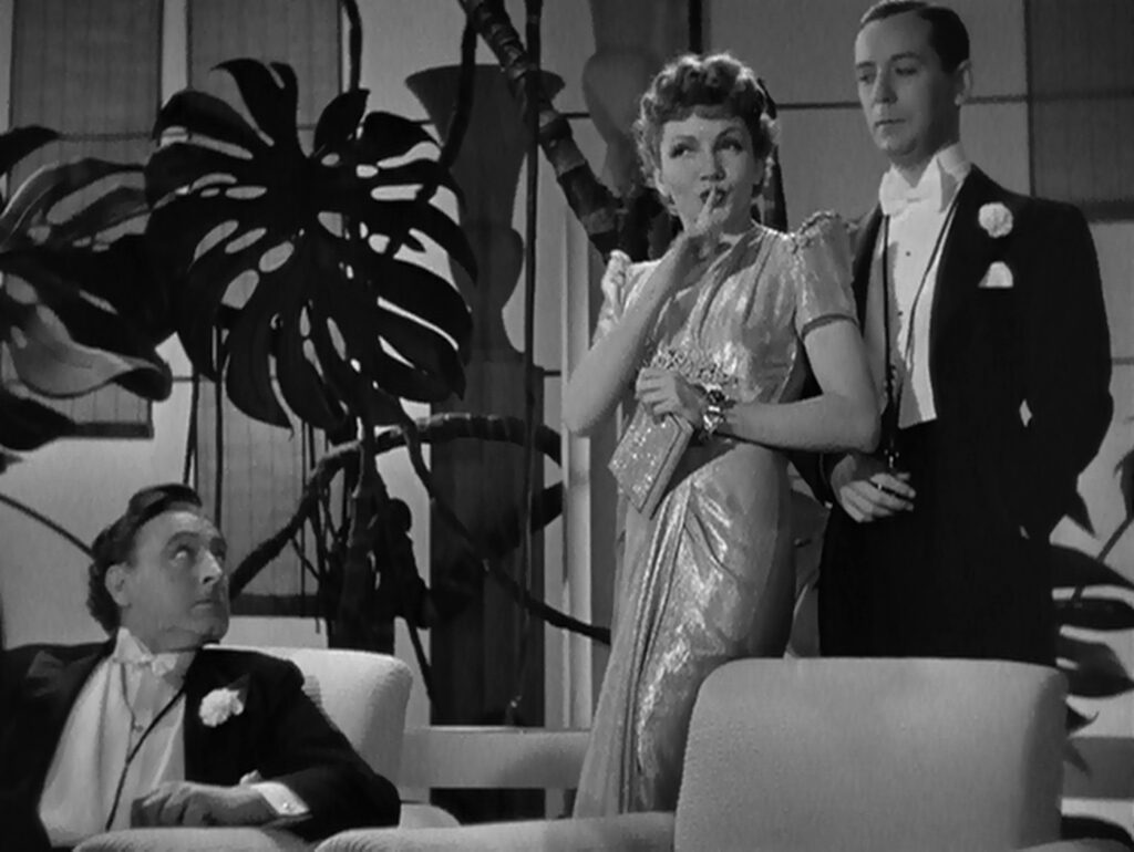 Midnight - Mitchell Leisen - John Barrymore - Claudette Colbert - Georges Flammarion - Eve Peabody - party