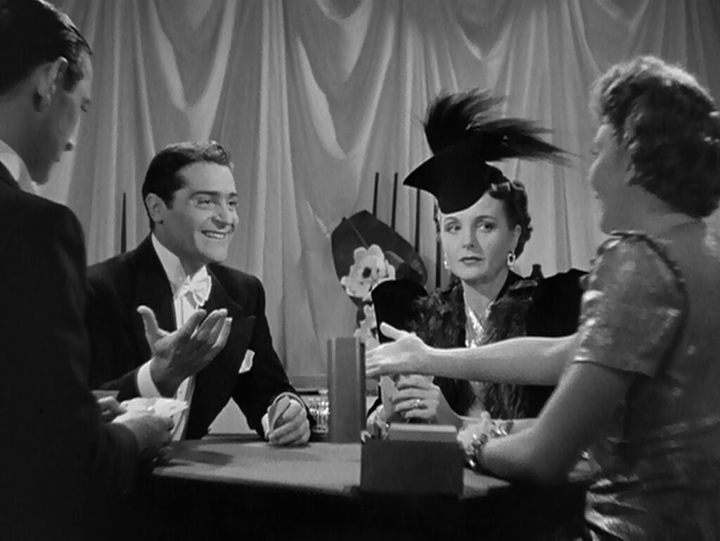 Midnight - Mitchell Leisen - Francis Lederer - Mary Astor - Claudette Colbert - Jacques Picot - Helene Flammarion - Eve Peabody - bridge game