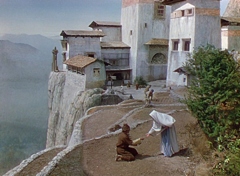 Black Narcissus - Michael Powell - Emeric Pressburger - Mopu Palace - garden - Flora Robson - Sister Philippa