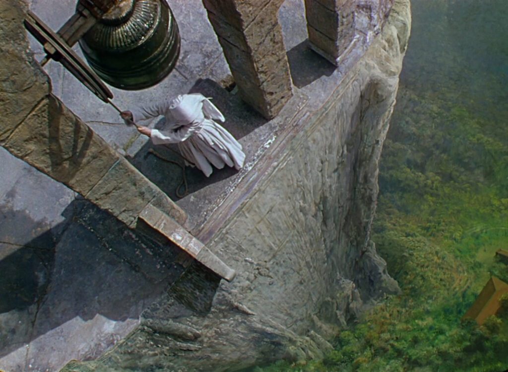 Black Narcissus - Michael Powell - Emeric Pressburger - bell - precipice