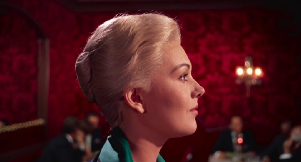 Vertigo - Alfred Hitchcock - Kim Novak - Judy Barton - Madeleine Elster - Ernie's restaurant