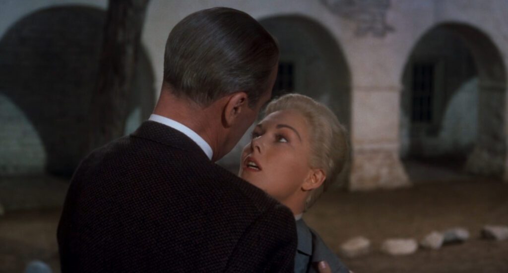 Vertigo - Alfred Hitchcock - James Steward - Kim Novak - Scottie Ferguson - Madeleine - Mission San Juan Bautista