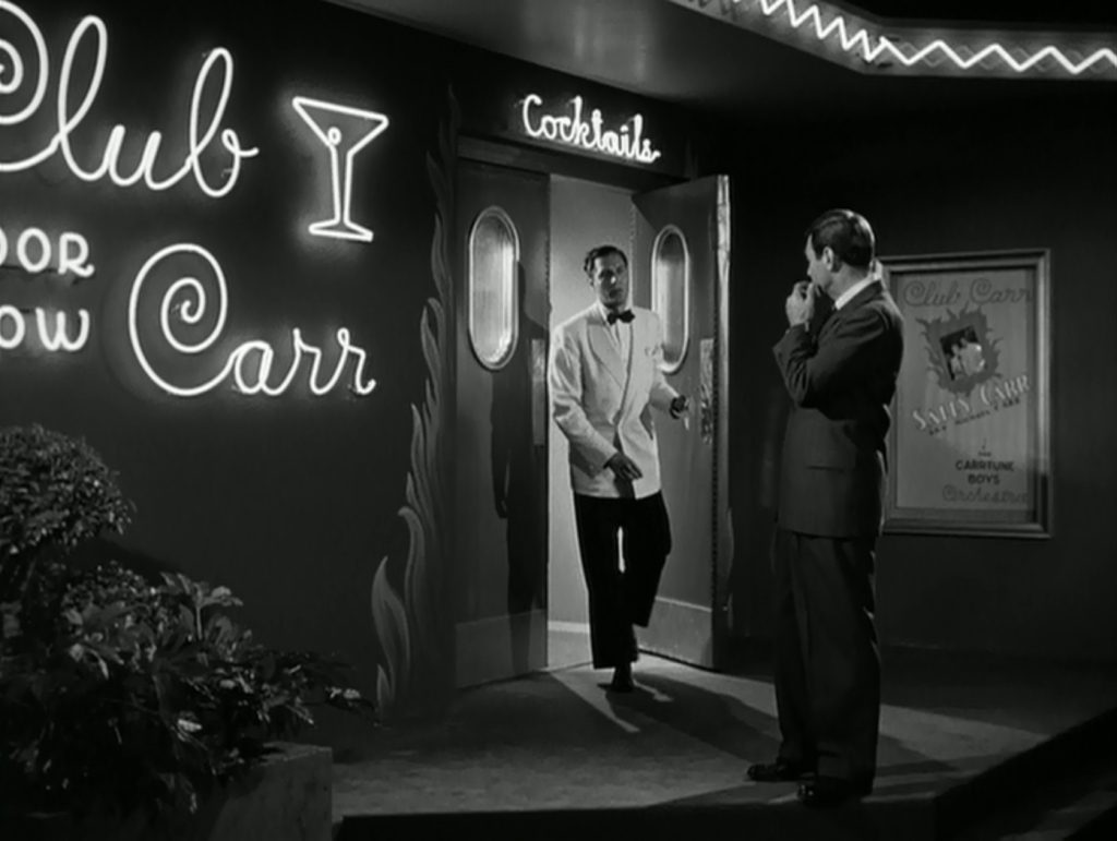 phone-call-from-a-stranger-1-14-58 Phone Call from a Stranger - Jean Negulesco - Craig Stevens - Gary Merrill - Mike Carr - David Trask - nightclub - neon signs