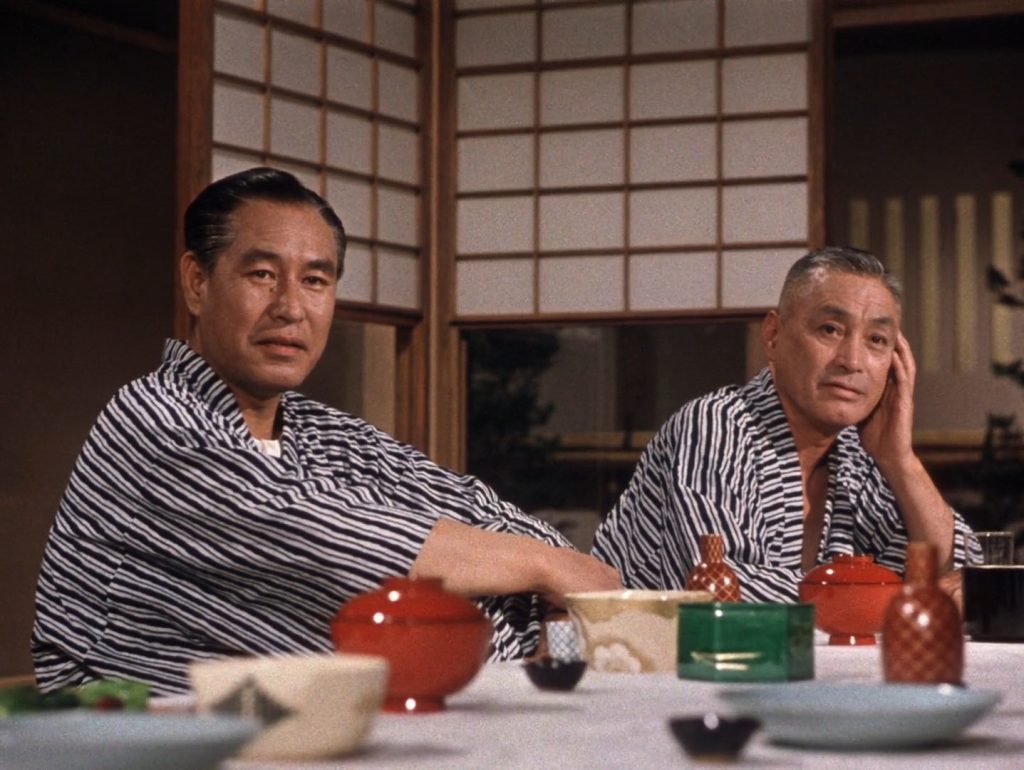 equinox-flower-1-42-59 Equinox Flower - Higanbana - Yasujiro Ozu - Shin Saburi - Tsusai Sugawara - Wataru Hirayama - Gamagori reunion