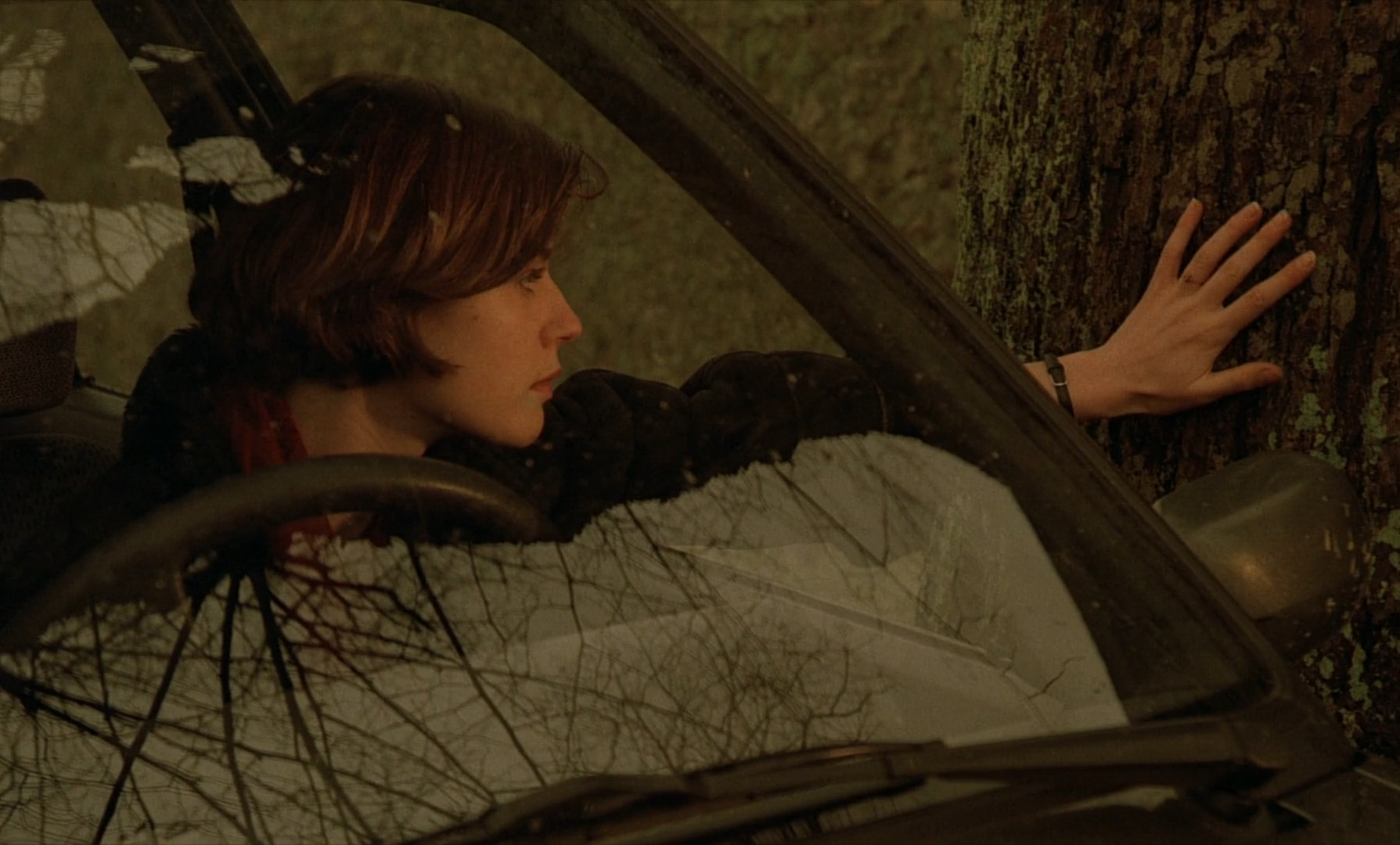 The Double Life of Veronique - La double vie de Veronique - Krzysztof Kieślowski - Irène Jacob - tree trunk - ending