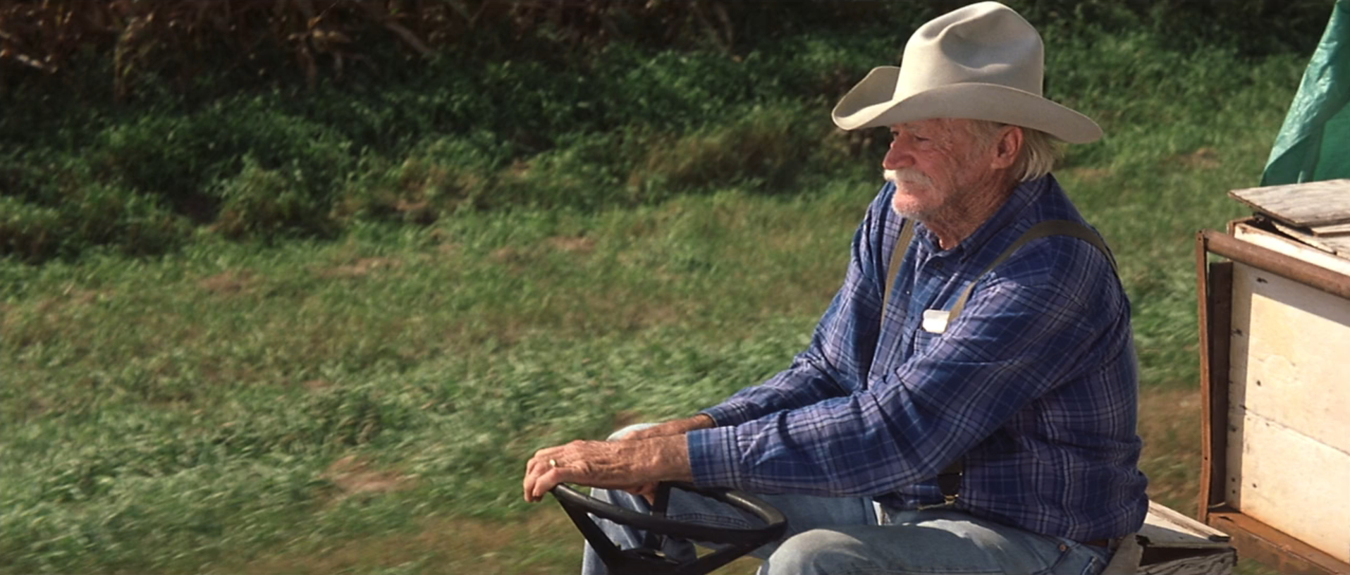 The Straight Story - David Lynch - Richard Farnsworth - Alvin Straight - driving lawnmower