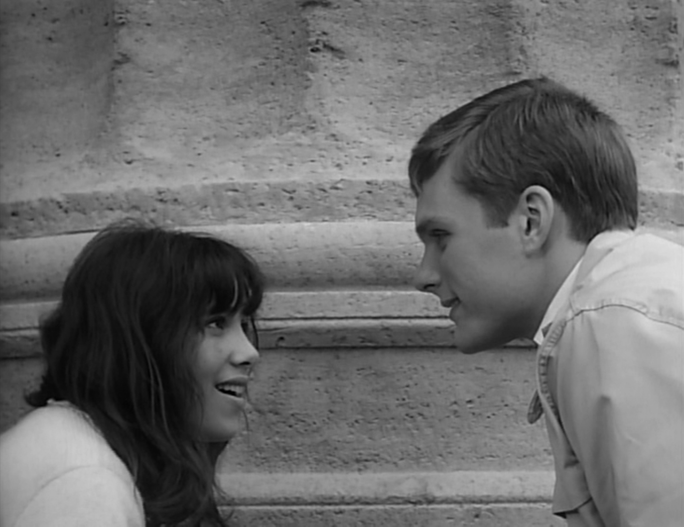 david-and-lisa-1-31-00 David and Lisa - Frank Perry - Keir Dullea - Janet Margolin - Philadelphia Art Museum - column