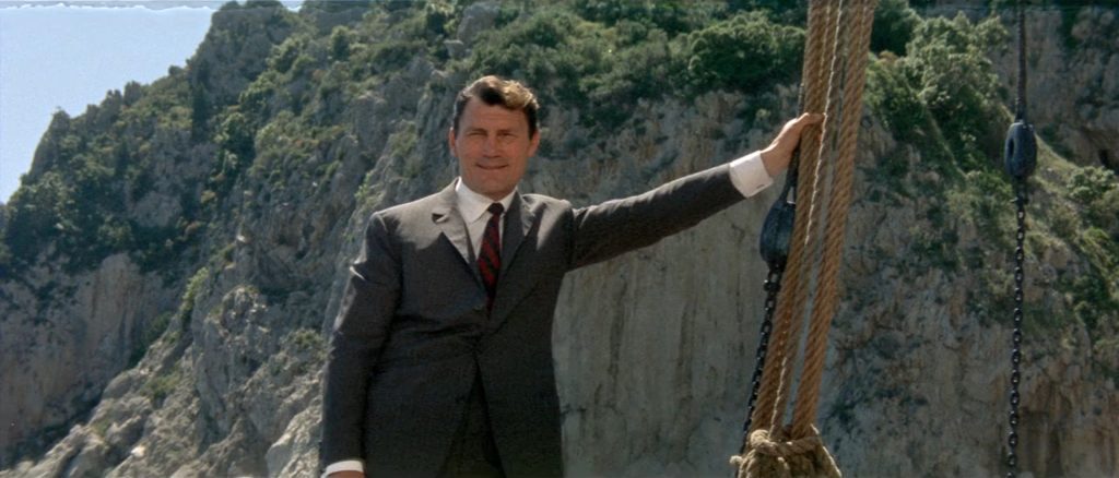 Contempt - Le mépris - Jean-Luc Godard - Jack Palance - Jerry Prokosch - sailboat - Capri