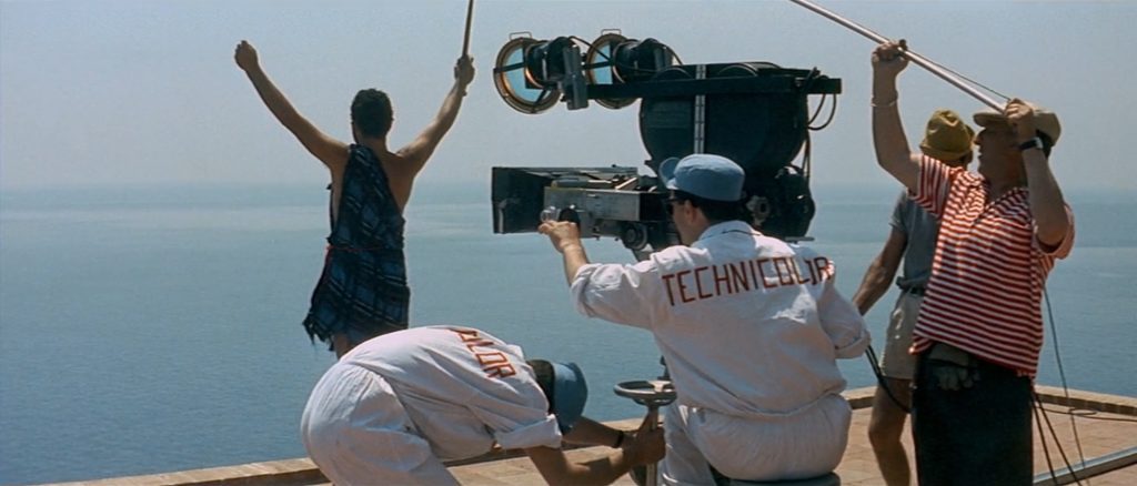 Contempt - Le mépris - Jean-Luc Godard - ending - Ulysses - Odysseus - camera - Mediterranean Sea