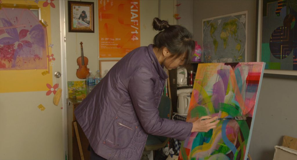 Right Now, Wrong Then - Hong Sang-soo - Kim Min-hee - Yoon Hee-jeong - painting