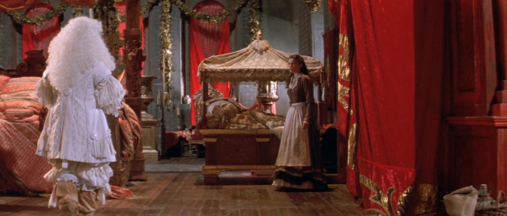 The Baby of Mâcon - Peter Greenaway - Jonathan Lacey - Julia Ormond - Cosimo III de' Medici - bed